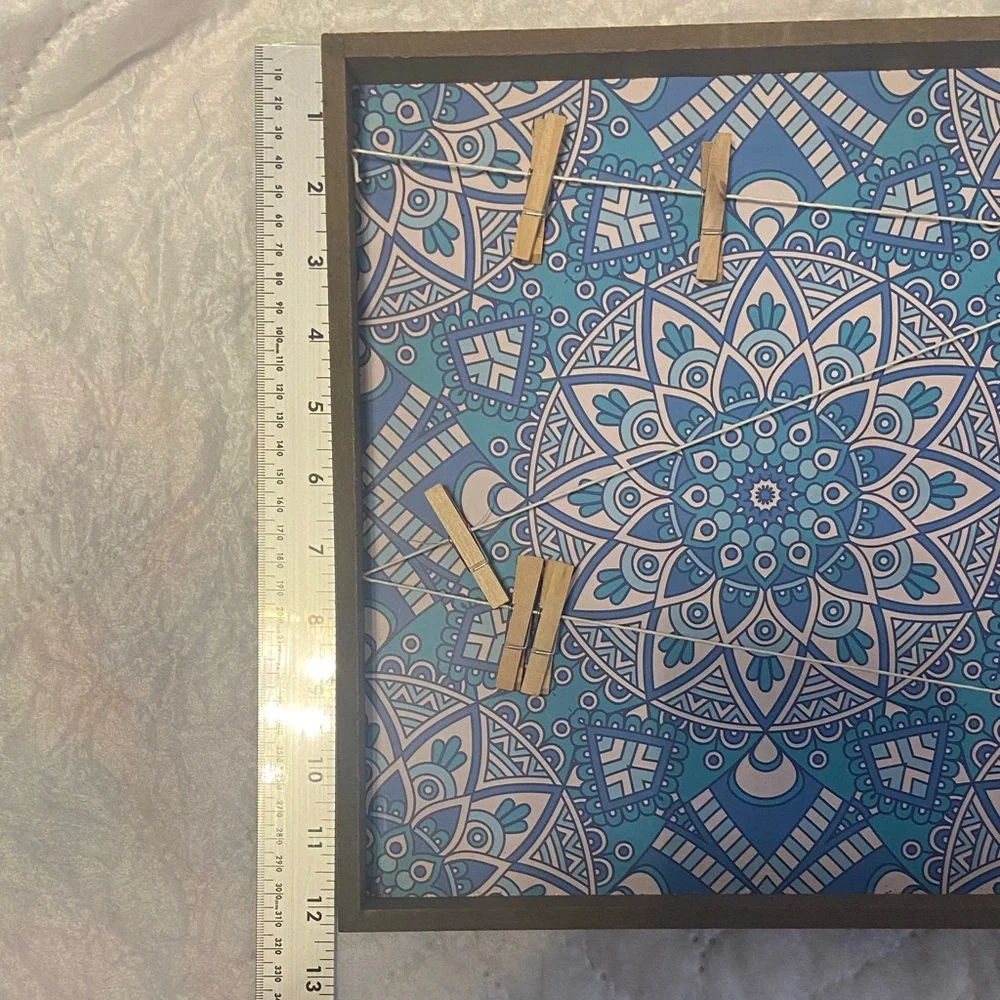 Blue Mandala Wall Art Set by